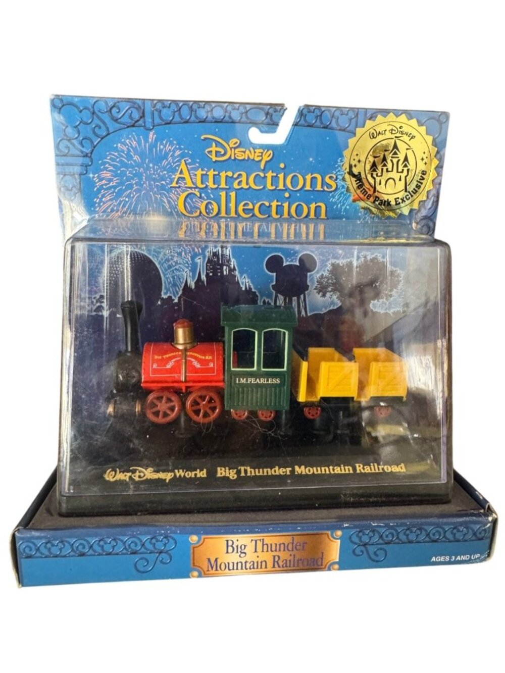 Disney Attractions Collection Big Thunder Mountain Railroad Train Set Walt Disne